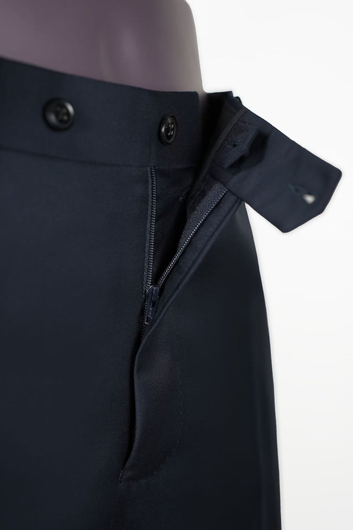 BANG&MAIZE Italy 1881 Deep Navy 100% Wool Handmade Bespoke Suit Set – Business Casual 1002