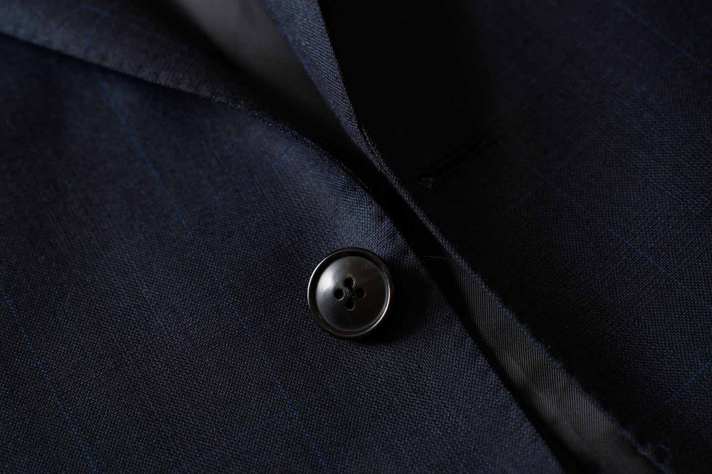 Imported 100% Wool  Mid night Blue Slim-fit Casual Men‘s Business Suits