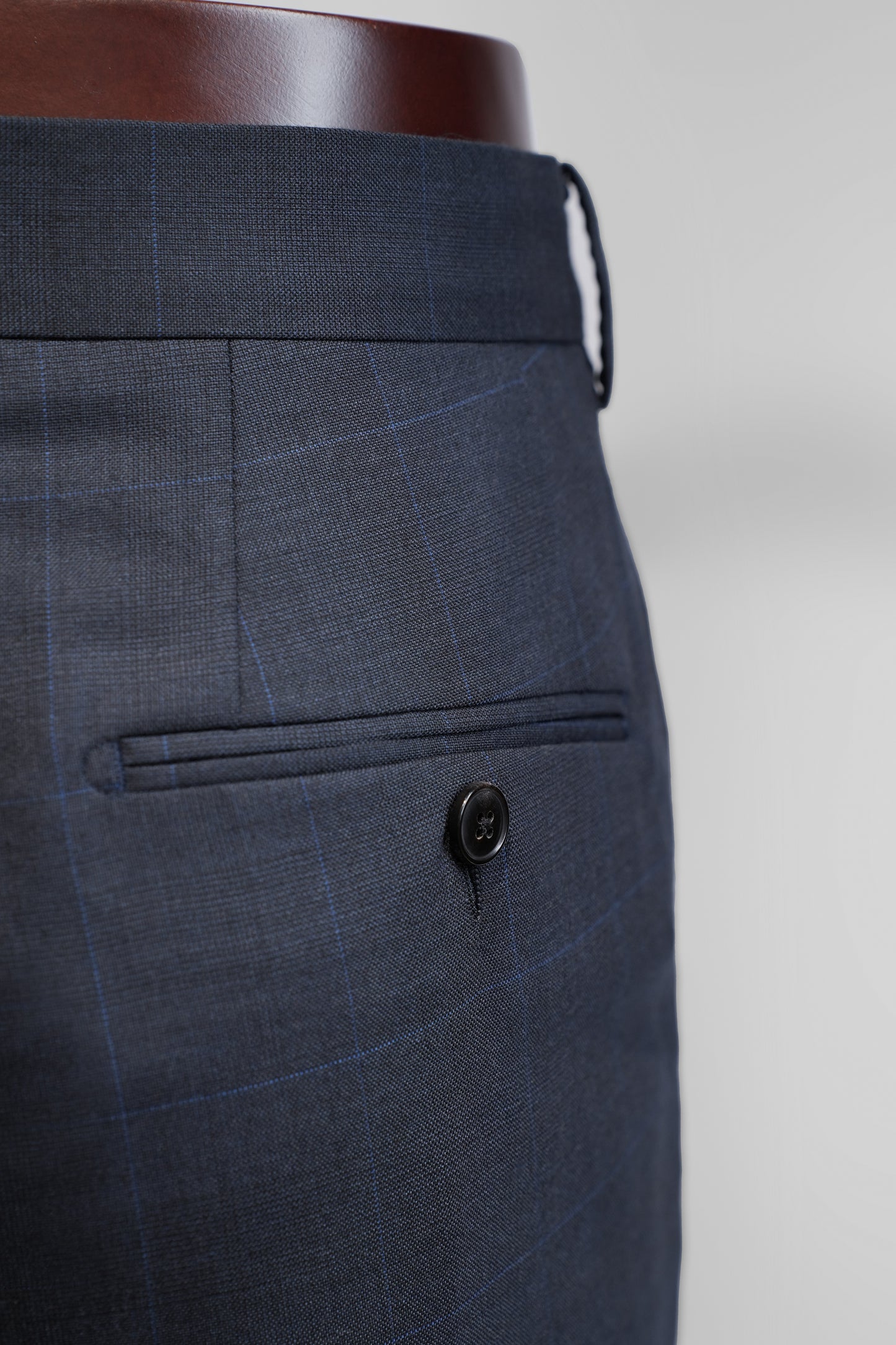 Imported 100% Wool  Mid night Blue Slim-fit Casual Men‘s Business Suits