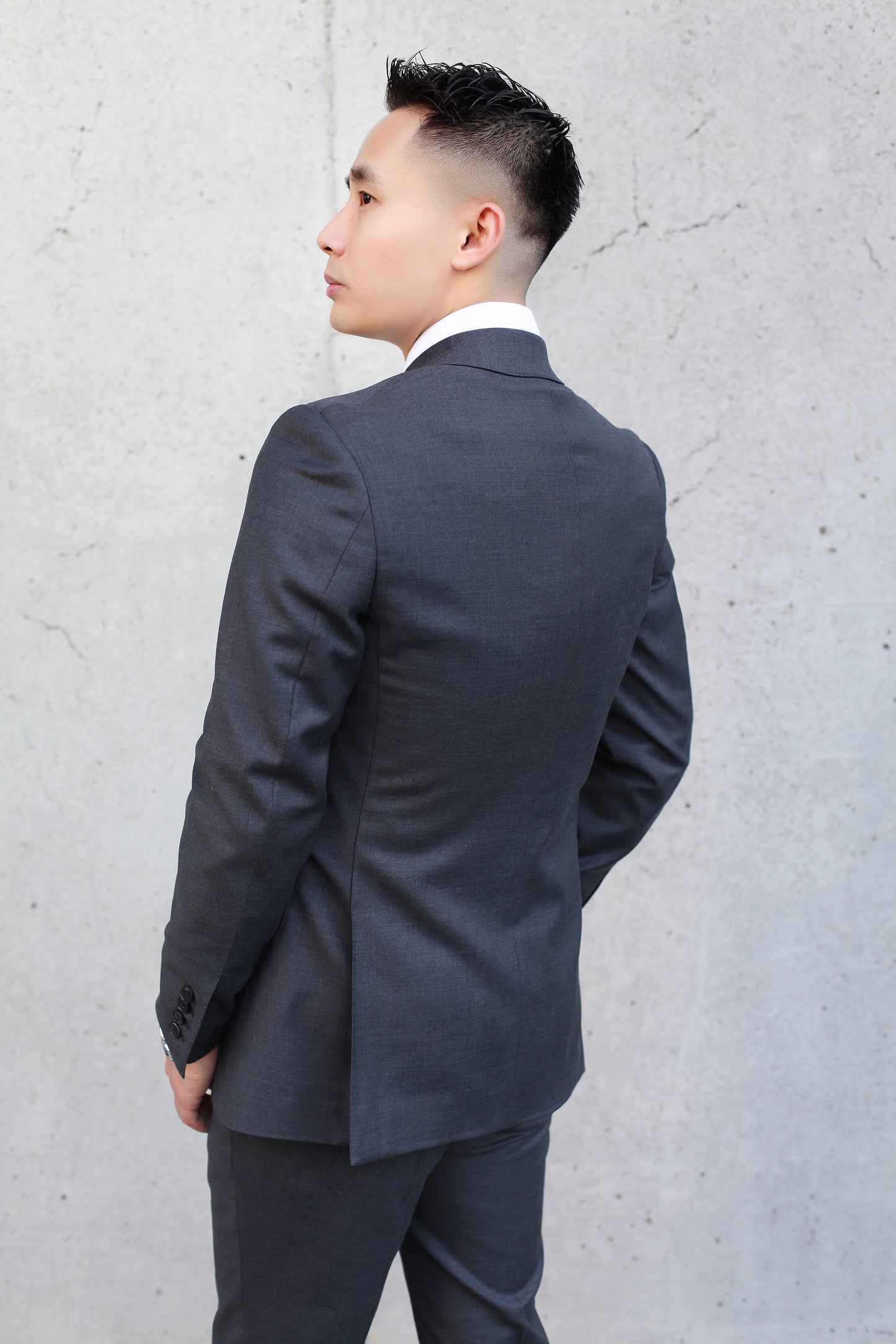 Imported 100% Wool Slim-fit Casual Men‘s Business Blazer
