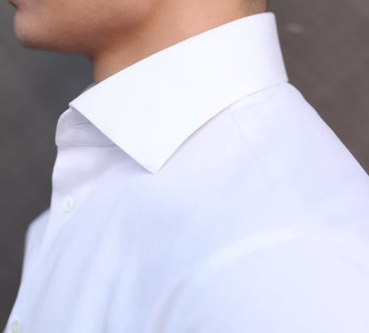 200S Bamboo Fiber Fabric Windsor Collar Luxury Slim Fit Business Spandex Comfort Easiest Shirt