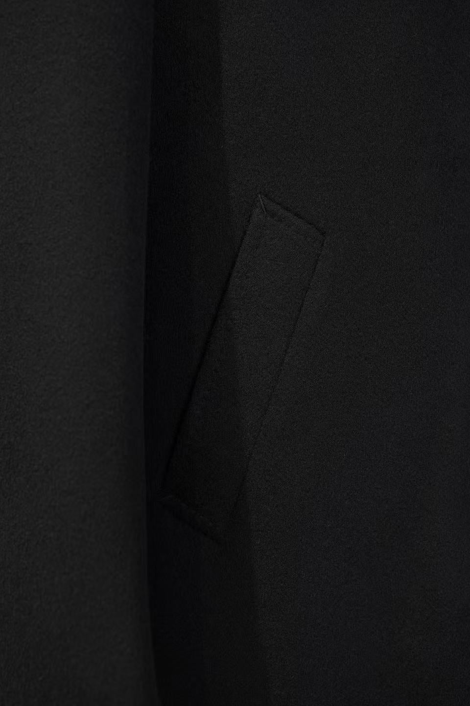 【Australian Texture】Autumn winter Shirt Collar Single-breasted Mid-length Men‘s 100% Whole Wool Coat