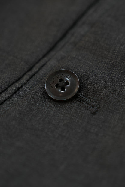 BANG&MAIZE/100% Pure Wool Luxury Charcoal Gray Leisure Business Slim Fit Suit Trousers【Haute Couture craftsmanship】