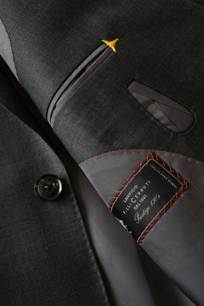 Imported 100% Wool 1881 British Green Slim-fit Casual Men‘s Business Suits