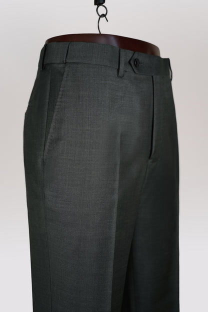 Imported 100% Wool 1881 British Green Slim-fit Casual Men‘s Business Suits