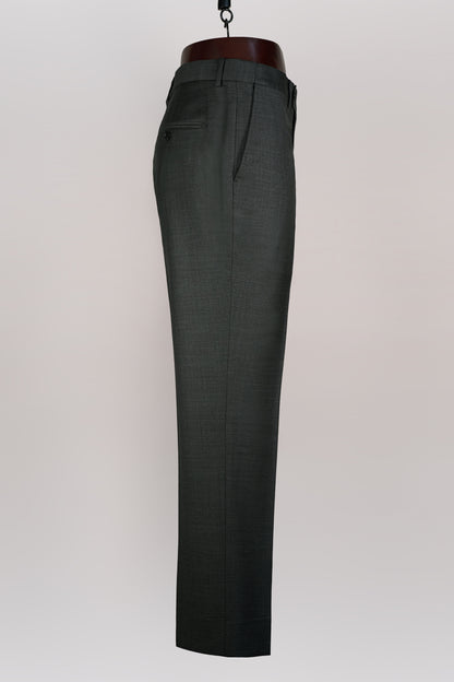 Imported 100% Wool 1881 British Green Slim-fit Casual Men‘s Business Suits