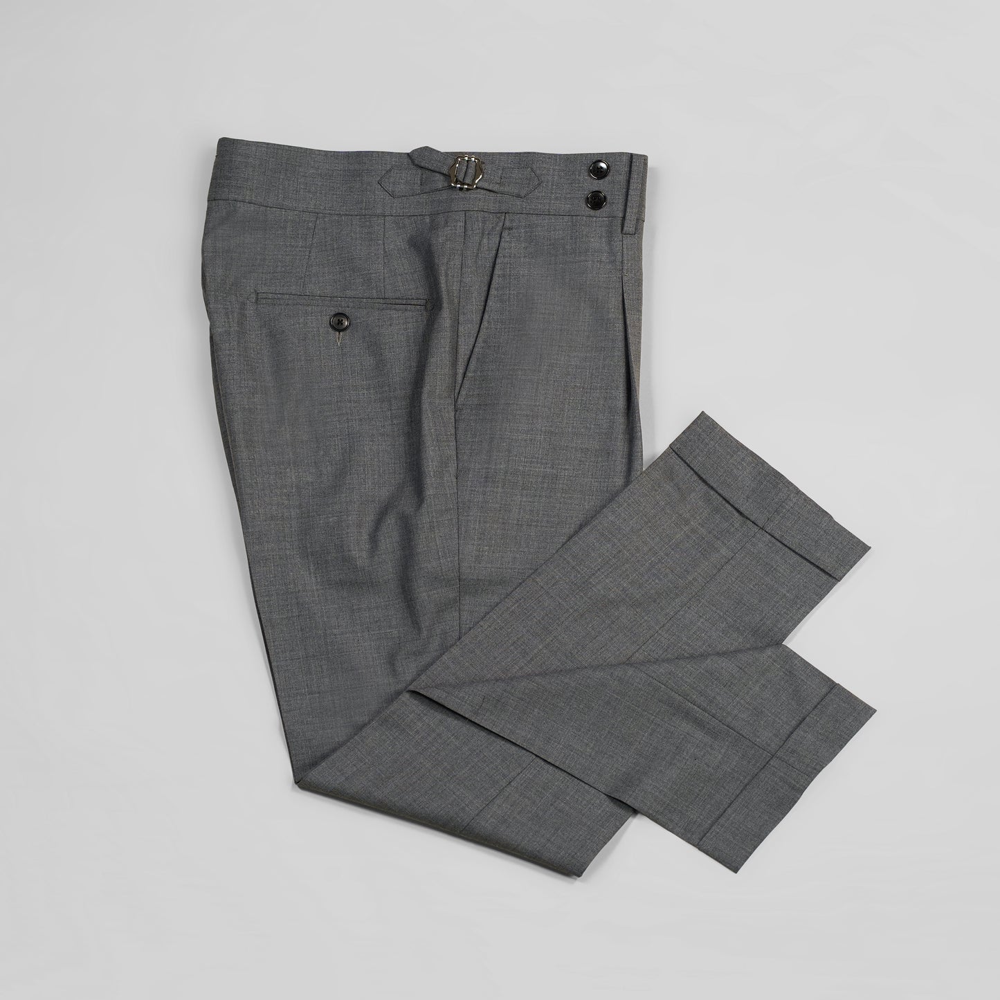 【Machine Washed】100% Wool Men's Business Straight Pants Comfortable And Versatile Suit Trousers
