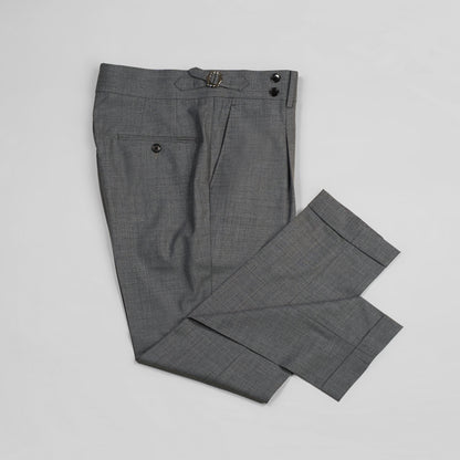 【Machine Washed】100% Wool Men's Business Straight Pants Comfortable And Versatile Suit Trousers
