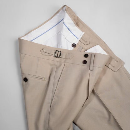 【Machine Washed】100% Wool Men's Business Straight Pants Comfortable And Versatile Suit Trousers