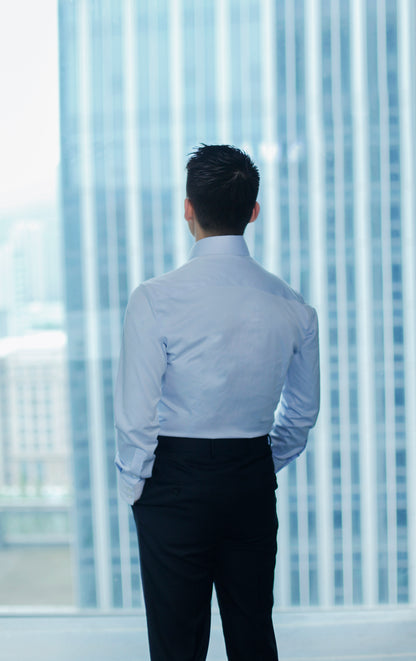 180S Bamboo Fiber Fabric Windsor Collar Luxury Slim Fit Business Spandex Comfort Easiest Shirt