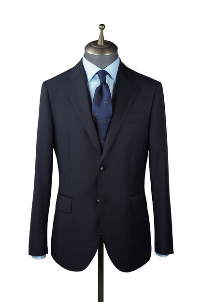 BANG&MAIZE Italy 1881 Deep Navy 100% Wool Handmade Bespoke Suit Set – Business Casual 1002