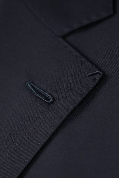 BANG&MAIZE Italy 1881 Deep Navy 100% Wool Handmade Bespoke Suit Set – Business Casual 1002